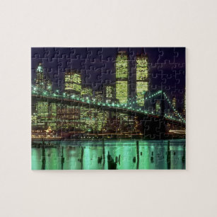 Brooklyn Bridge @ Night Jigsaw Puzzle