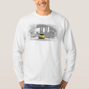 Brooklyn Bridge Nyc New York City Yellow Taxi T-Shirt