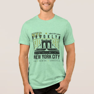 Brooklyn Bridge: NYC’s Historic Icon Tri-Blend Shirt