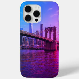 Brooklyn Bridge & NYC Skyline iPhone 15 Pro Max Case