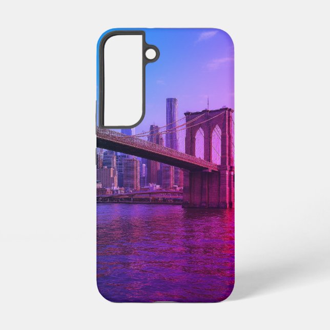 Brooklyn Bridge & NYC Skyline  Samsung Galaxy S22 Case (Back)