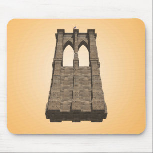 Brooklyn Bridge Pillar: 3D Model: Mousepad