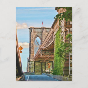 Brooklyn Bridge Postcard