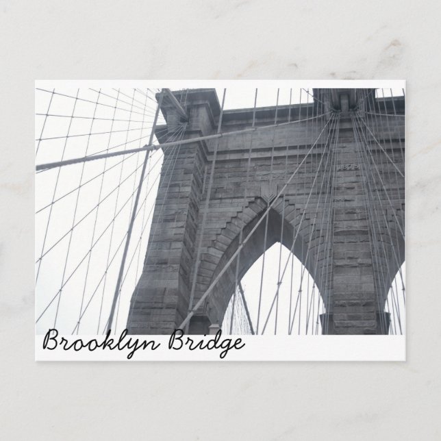 Brooklyn Bridge Postcard (Front)