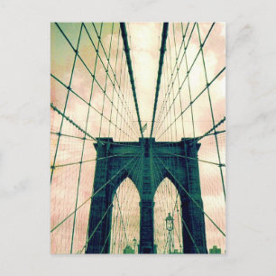 brooklyn bridge postcard