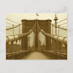 Brooklyn Bridge Postcard - New York City Postcard