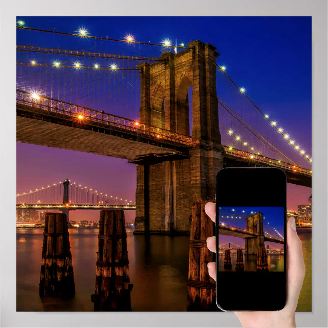 Brooklyn Bridge -- Poster | Zazzle