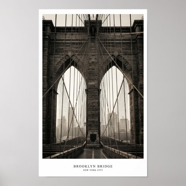 Brooklyn Bridge Poster (Front)