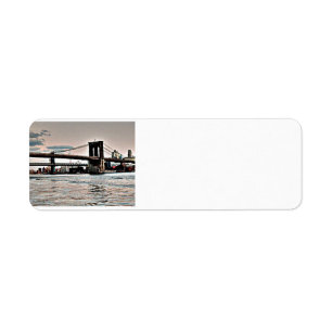 Brooklyn Bridge Return Address Label
