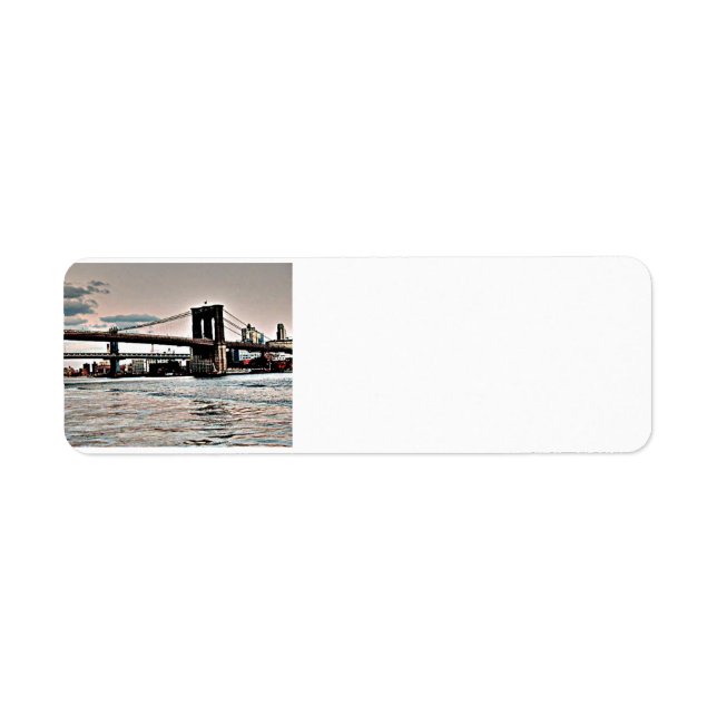 Brooklyn Bridge Return Address Label (Front)