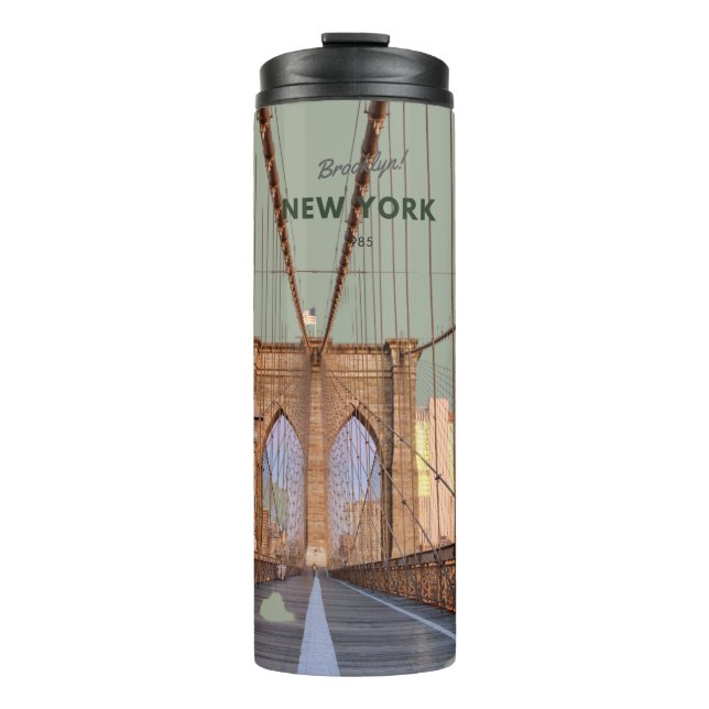 Brooklyn Bridge Thermal Tumbler (Front)