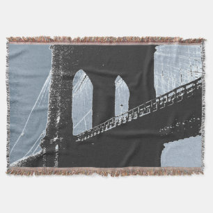 Brooklyn Bridge Throw Blanket