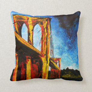 Brooklyn Bridge to Utopia 2009 Cushion