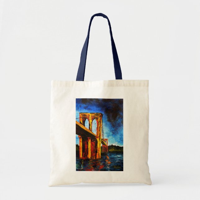 Brooklyn Bridge to Utopia 2009 Tote Bag (Front)
