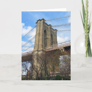 Brooklyn Bridge Tower Card