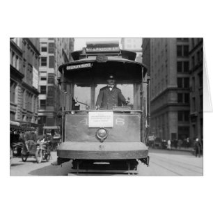 Brooklyn Bridge Trolley, 1915