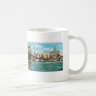 Brooklyn Bridge, Woolworth and Municipal... Coffee Mug