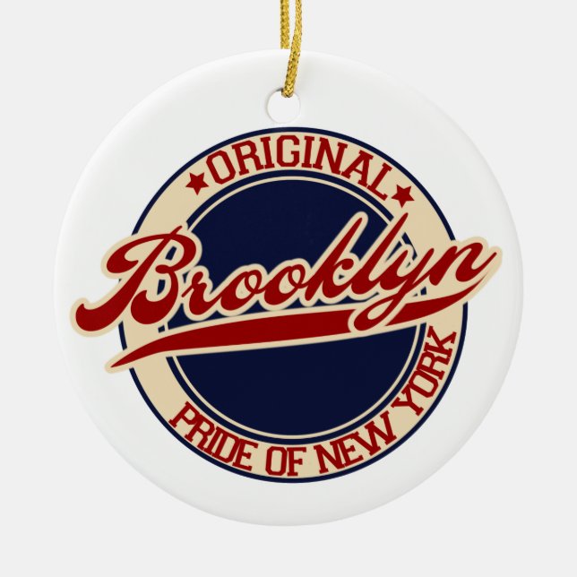 Brooklyn Ceramic Tree Decoration (Front)