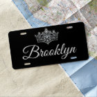 Brooklyn Crown Aluminium License Plate