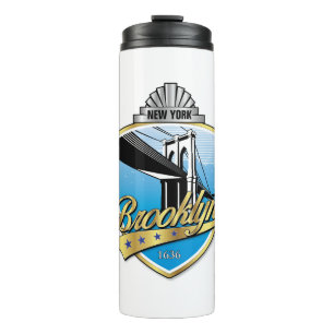 Brooklyn Design Gold Thermal Tumbler