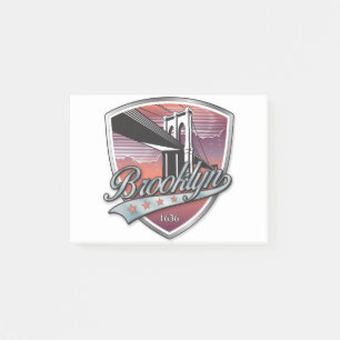 Brooklyn Design Silver Post-it Notes
