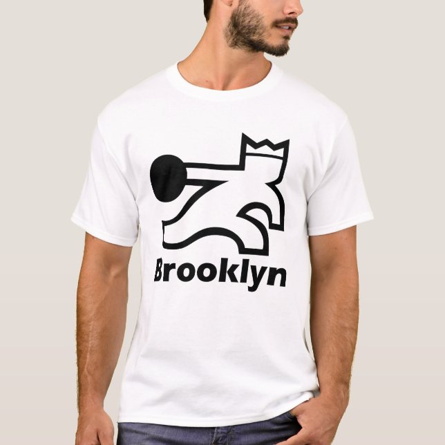 Brooklyn Funny Bowling Graphic Men Women T-Shirt (Front)