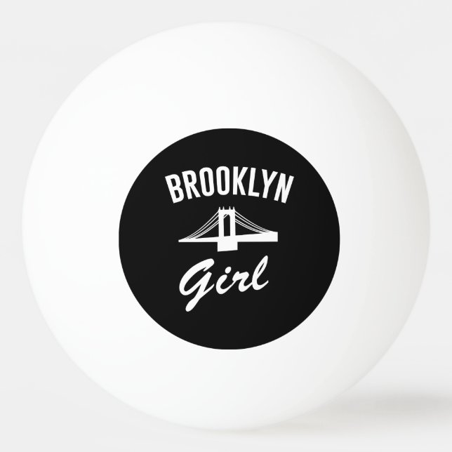 Brooklyn Girl Ping Pong Ball (Front)