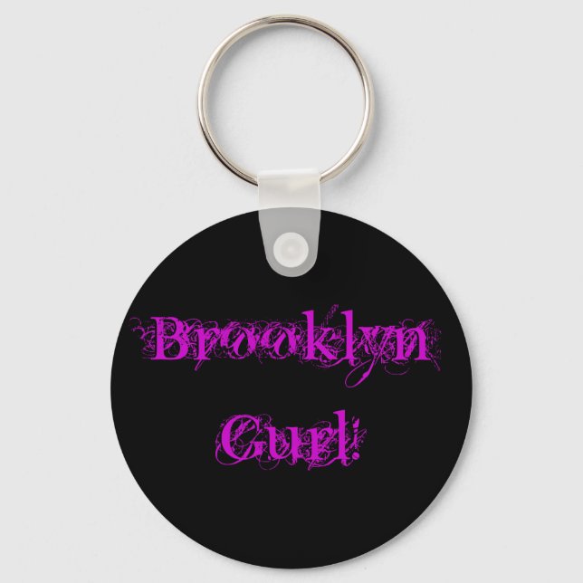 Brooklyn Gurl! - Customised Key Ring (Front)