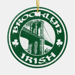 Brooklyn Irish Ceramic Tree Decoration