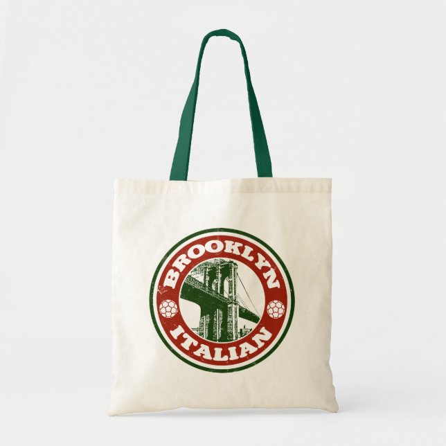 Brooklyn Italian American Grocery Bag (Front)
