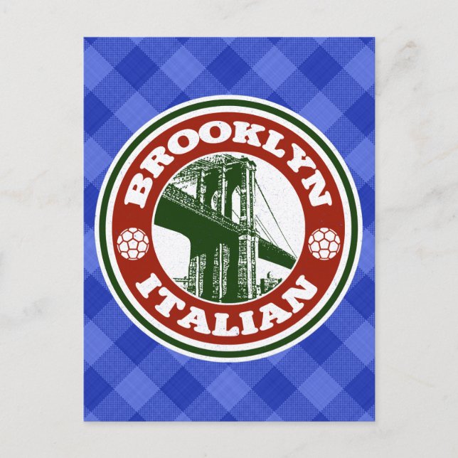 Brooklyn Italian American Post Card (Front)