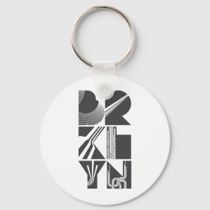 Brooklyn Lines Key Ring
