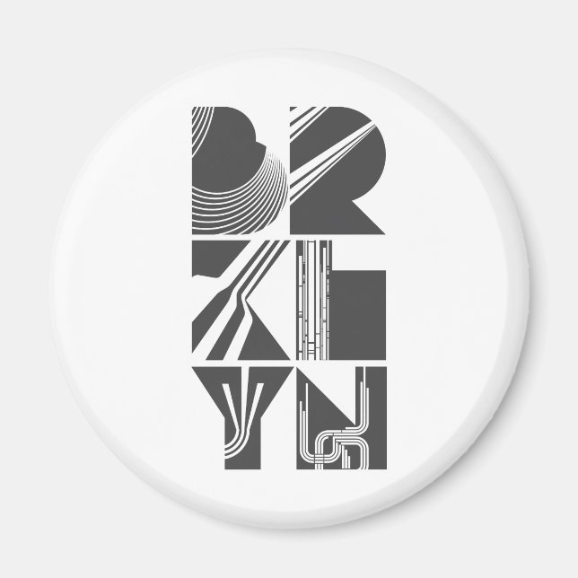 Brooklyn Lines Magnet (Front)