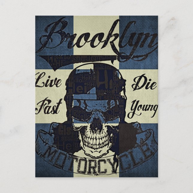 Brooklyn Motorcycle Club Postcard (Front)