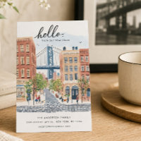 Brooklyn Moving Announcement Card