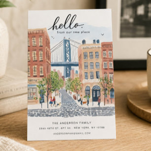 Brooklyn Moving Announcement Card