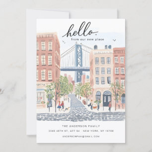 Brooklyn Moving Announcement Card