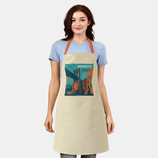 Brooklyn New York Apron (Worn)