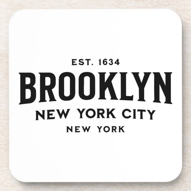 Brooklyn New York Coaster (Front)