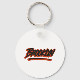 Brooklyn New York Graffiti Style  Key Ring