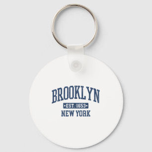 Brooklyn New York Ny Vintage Sports Design Key Ring