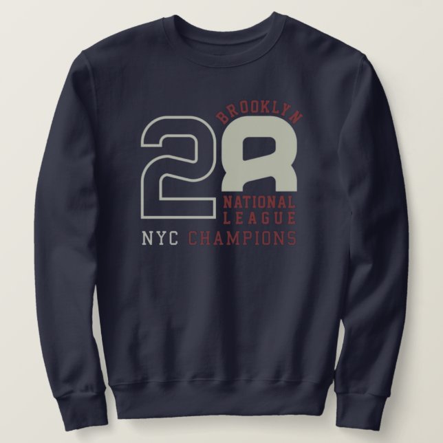 Brooklyn New York shirt basic school athletic (Design Front)