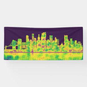 Brooklyn New York Skyline Banner