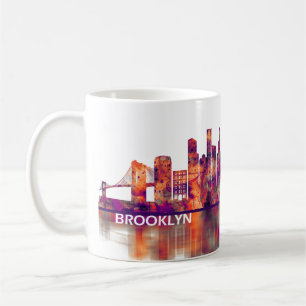 Brooklyn New York Skyline Coffee Mug