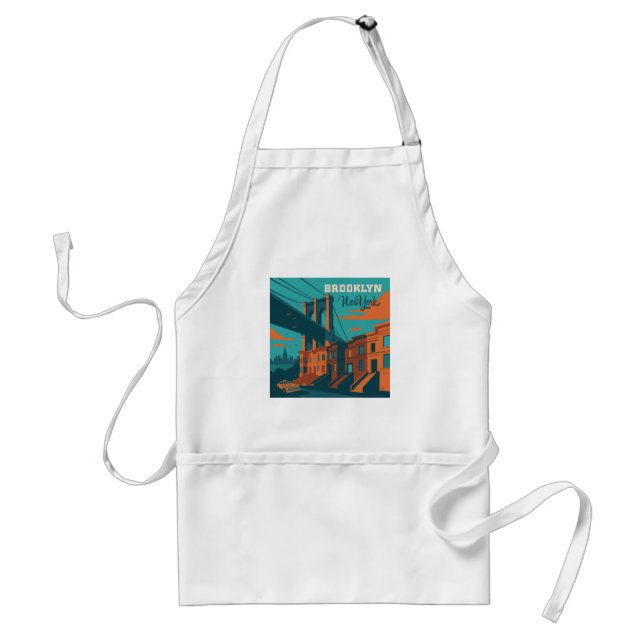 Brooklyn New York Standard Apron (Front)