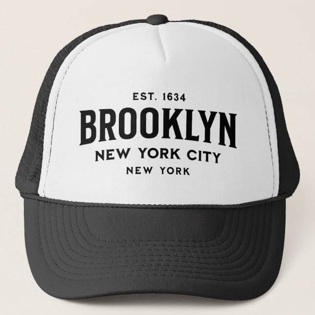 Brooklyn New York Trucker Hat (Front)