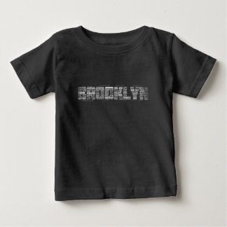 Brooklyn New York Word Art Baby T-Shirt