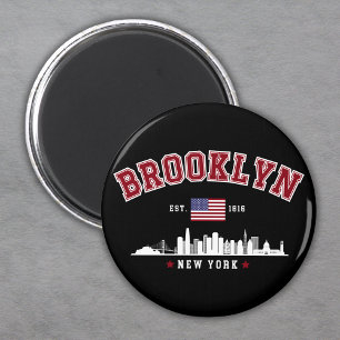 Brooklyn Ney York Est 1816 Magnet