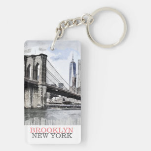 Brooklyn NYC New York Key Ring