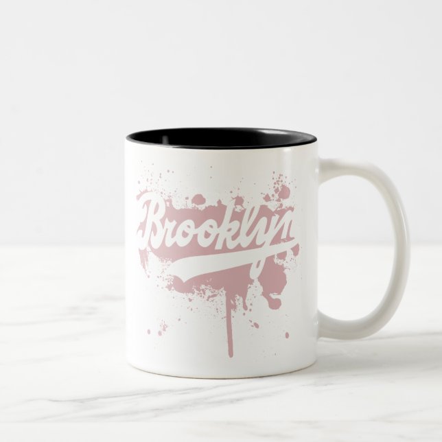 Brooklyn Painted Pink Mug (Right)